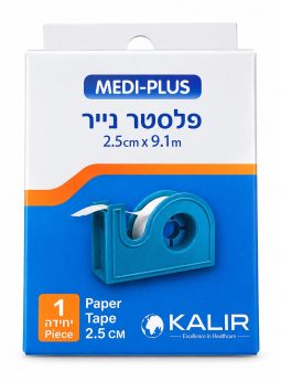 פלסטר נייר 2.5 ס"מ + דיספנסר