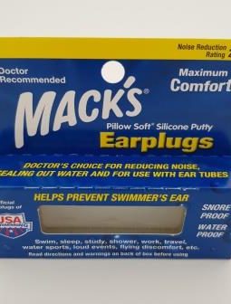 אטמי אוזניים נגד רעש ומים MACKS